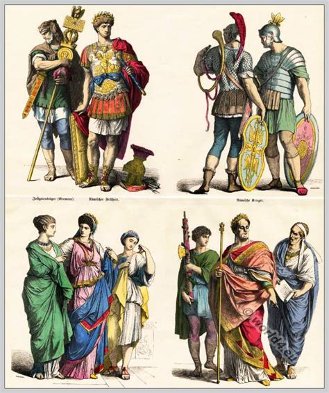 Ancient Roman Clothing Roman Emperor Legionaries Roman Women
