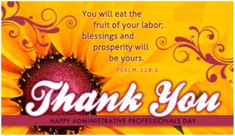 thank you ecard free administrative professionals day