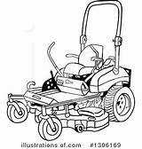 Mower Lawn Clipart Coloring Riding Pages Drawing Illustration Royalty Lafftoon Getdrawings Popular Sample sketch template