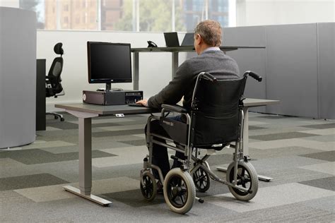 create  wheelchair friendly workplace