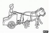Chariot Roman Coloring Pages Drawing Rome Horses Ancient Kids Drawn Greek Template Horse Sketch Two Colouring Citizen His Printable Choose sketch template