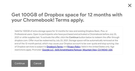 chromebook users grab  gb dropbox   year android infotech