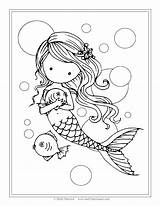 Mermaid Coloring Pages Mermaids Fairy Printable Easy Cute Harrison Molly Adults Fish Book Sheets Adult Toddlers Refrigerator Books Colouring Kids sketch template