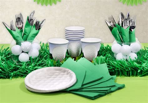 throw  kids golf themed party decorations