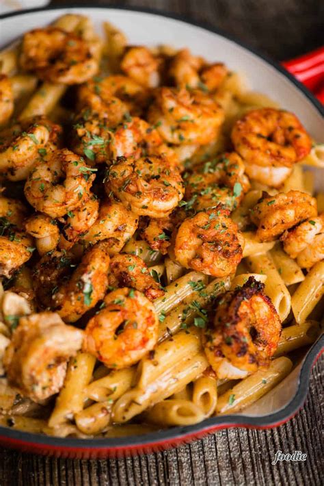 cajun shrimp pasta recipe  video  proclaimed foodie