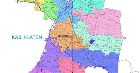 peta kabupaten sukoharjo lengkap  kecamatan sejarah negara