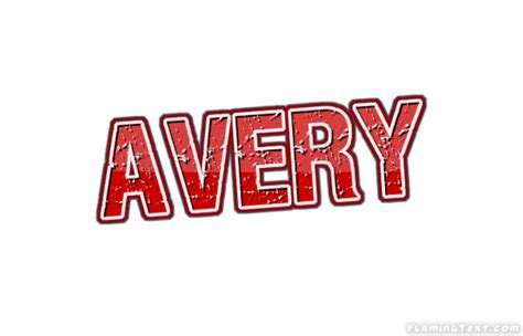 Avery Logo Free Name Design Tool From Flaming Text