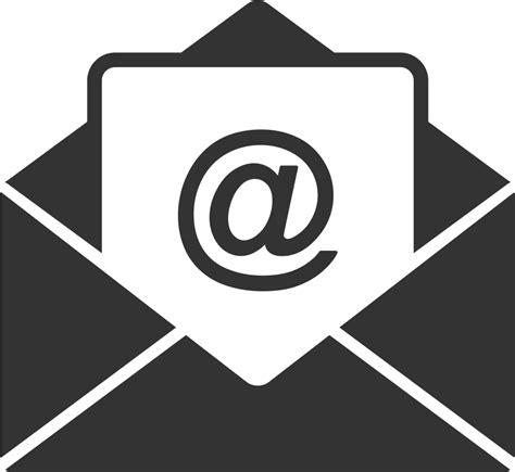 mail logo png white png image   background pngkeycom