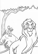 Scar Simba Colorear Colorat Kleurplaten Kleurplaat Planse P18 Mufasa Leeuwenkoning Lionking Leone Colouring Tulamama Joue Mauvais Kertas Mewarna Primiiani Leao sketch template