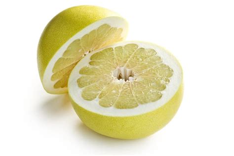 dos mitades de la fruta del pomelo imagen de archivo imagen de corte