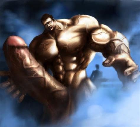 hyper muscle cock giant animation