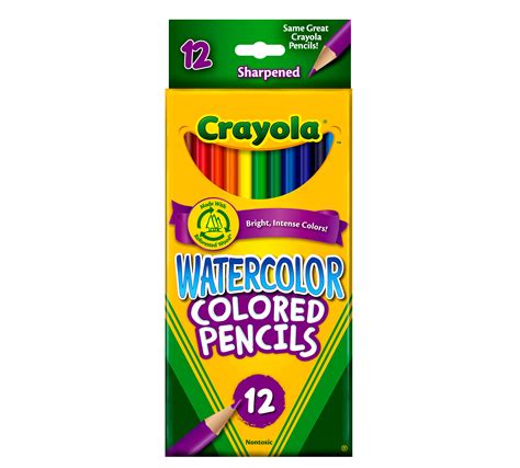 watercolor pencil set coloring supplies ct crayolacom crayola