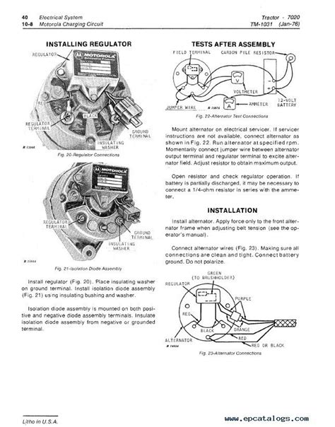 diagram john deere  alternator wiring diagram mydiagramonline