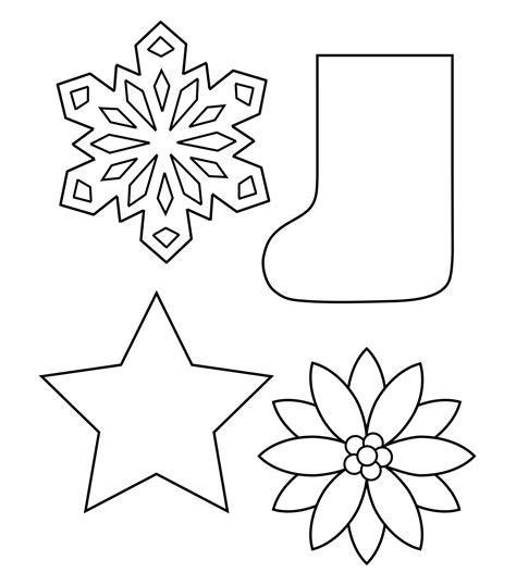 christmas wreath coloring page shapes worksheet ausmalbilder