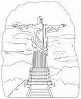 Coloring Christ Redeemer Supercoloring Categories sketch template