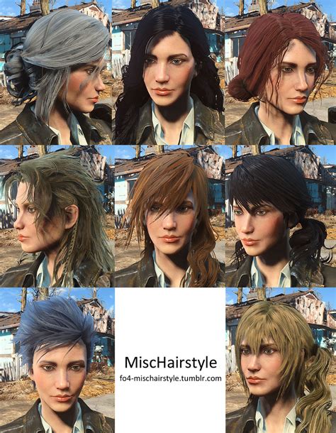 mischairstyle    hairs  male fallout  mods mischairstyle