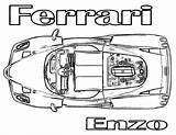 Ferrari Coloring Enzo Pages Cars Color Kidsplaycolor Visit sketch template