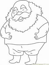 Santa Coloring Fatty Claus Pages Coloringpages101 Color Online sketch template