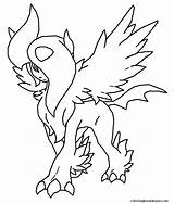 Pokemon Coloring Fennekin Getdrawings Pages sketch template