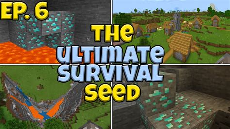 Diamonds Everywhere The Ultimate Survival Seed In Minecraft Bedrock