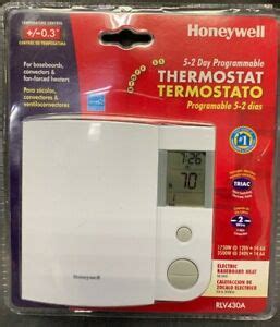 honeywell   day programmable thermostat model rlva  ebay