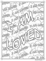 Coloring Pages Printable Core Adult Beliefs Positive Sold Etsy Belief Affirmations sketch template