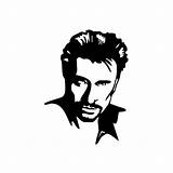 Hallyday Halliday Albumdecoloriages Coloriages Celebrites Potes Des Famosa sketch template