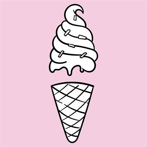 ice cream cone pattern    printables printablee