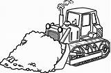 Coloring Pages Dozer Heavy Construction Equipment Loader Color Getcolorings Printable sketch template