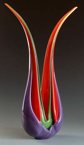 Ed Branson Glass Glass Sculpture Blown Glass Art Glass Art