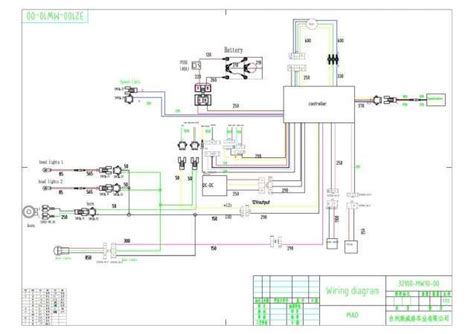 volt electric scooter wiring diagram  manuals