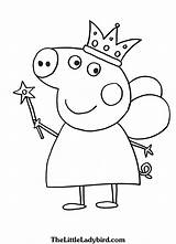 Pig Coloring Pages Peppa Getcolorings Inspiration sketch template