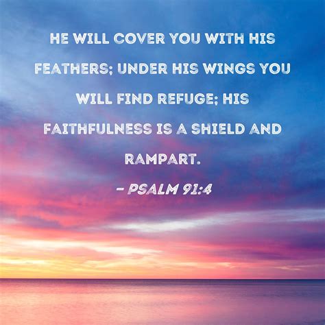 psalm    cover    feathers   wings   find refuge