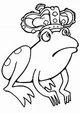 Coloriage Grenouille Princesse Rana Frosch Imprimer Ausmalbilder Frogs Grenouilles Juegos Coloriage204 sketch template
