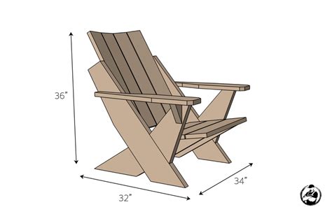 template printable adirondack chair plans images adirondack chair