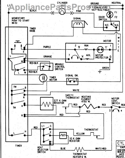heating element wiring diagram  maytag dryer model number pyetayw