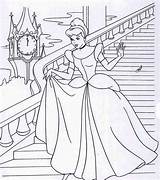 Stairs Coloring Pages Walking Princess Getcolorings Down sketch template