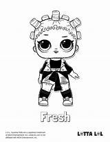 Lol Coloring Pages Surprise Fresh Dolls Doll Lotta Series Glitter Printable Color Kids Printables Books Cool Choose Board Programs Paper sketch template