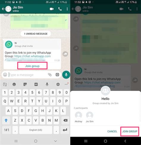 hoe mensen toevoegen aan uitnodigen voor whatsapp groep