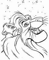 Lion King Simba Coloring Drawing Pages Mufasa Nala Disney Scar Az Popular Getdrawings Coloringhome sketch template