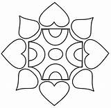 Rangoli Diwali Patterns Designs Coloring Printable Kids Simple Pages Colouring Drawings Templates Print Color Kolam Drawing Pattern India Craft Easy sketch template