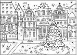 Coloring Pages Rocks Winter Christmas sketch template