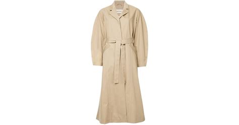 Assel Oversized Trench Coat Victoria Beckham In Trench Coat And Plaid