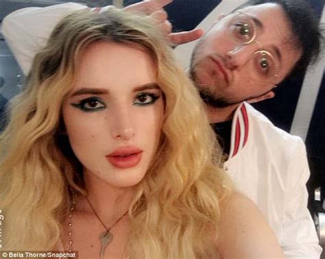 bella thorne licks hairy armpit in just call photo shoot daily mail