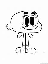 Coloring4free Gumball sketch template