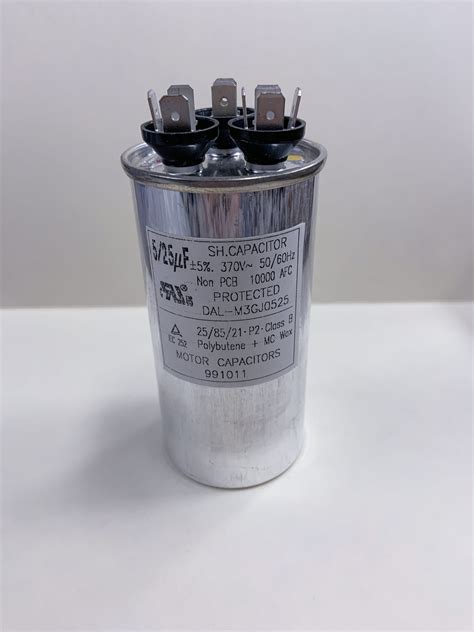 cbb    uf  vac dual capacitor   capacitor industries
