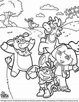 Dora Coloring Explorer Friends Pages Waving Hello Printable Coloringlibrary Disclaimer Visit sketch template