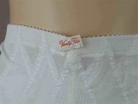 Vintage 80’s White Panty Girdle Corset By Vanity Fair Shop Thrilling