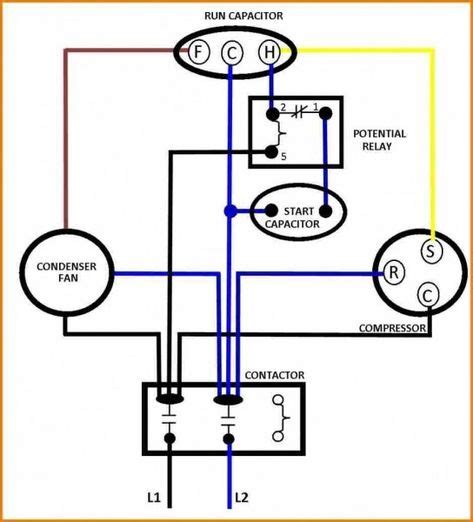ac condenser fan wiring diagram