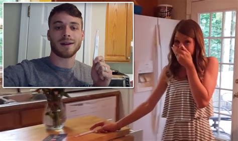 watch moment hubby tells wife she is pregnant despite him having snip